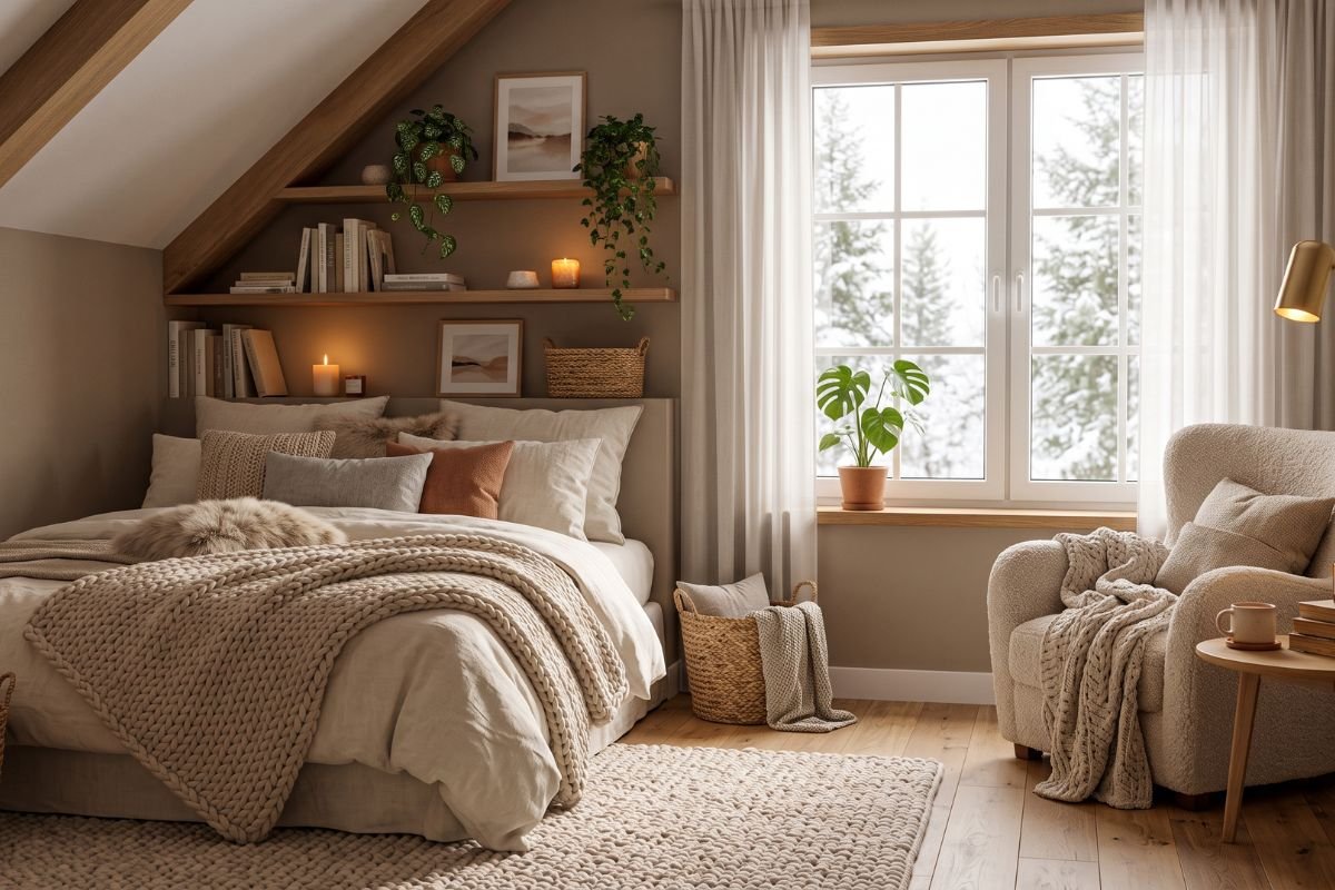 A smart layout template designed perfectly for cozy small bedroom ideas